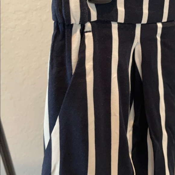 Blue and White stripe shorts - Picture 2 of 2